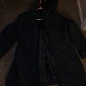 Weatherproof winter coat detachable hood